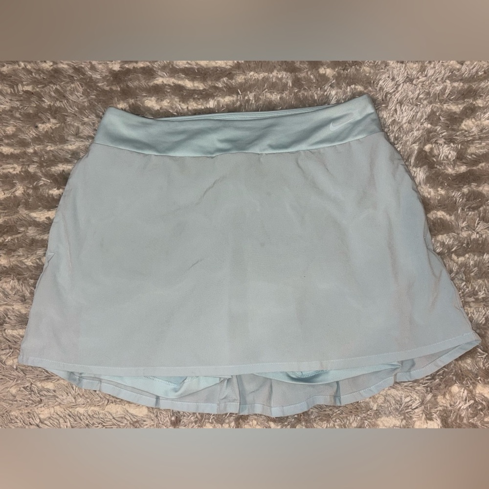 Nike Women's Mini Skirt in Soft Blue